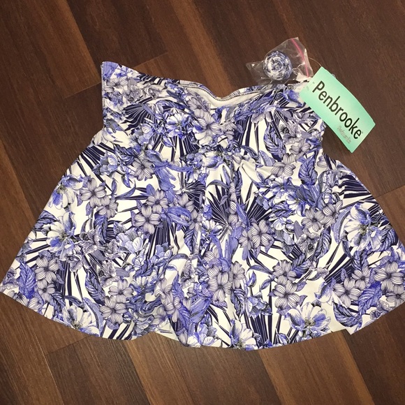 Penbrooke Other - Penbrooke Fly Away Tankini Top NWT